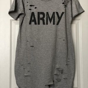 🤍💪🏽”Army Strong”-T-shirt Dress💪🏽 🤍